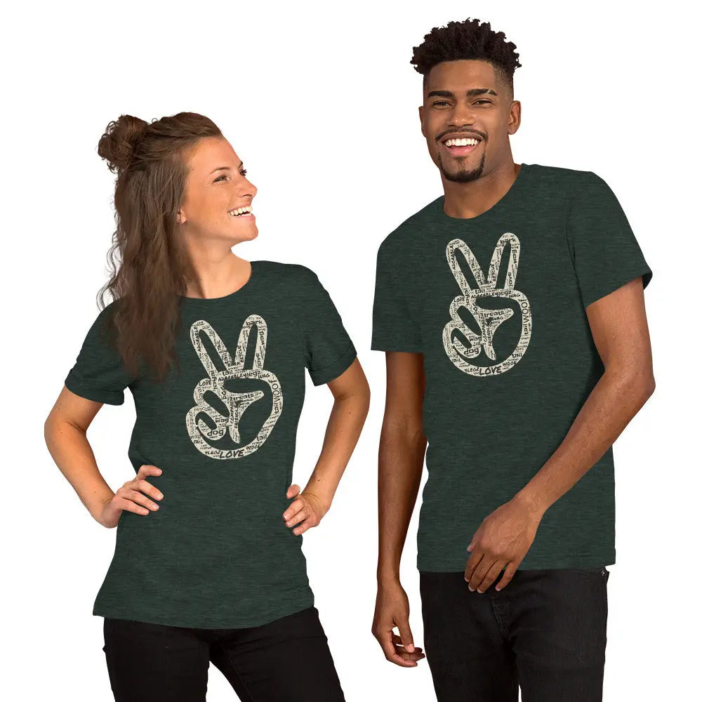 Peace Dog T-shirt for Unisex Comfort and Style - 4Legz