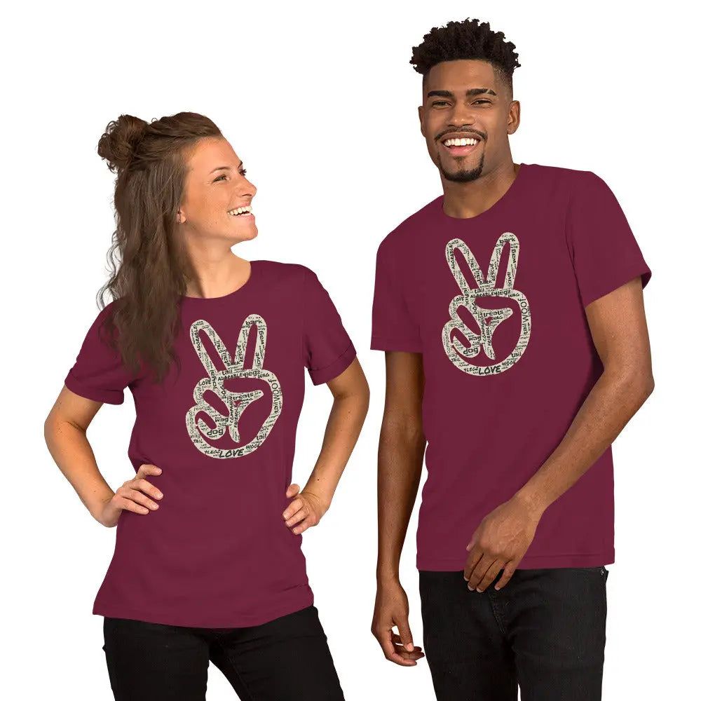 Peace Dog T-shirt for Unisex Comfort and Style - 4Legz