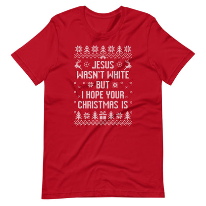 BROWN JESUS - RED/GREEN T-SHIRT