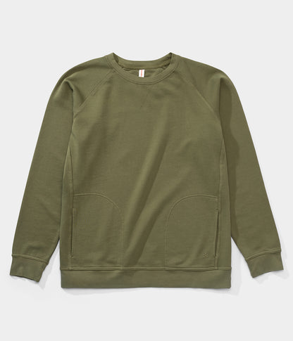 "Give a Damn" Hand Embroidered Cotton Pocket Sweatshirt, Customizable