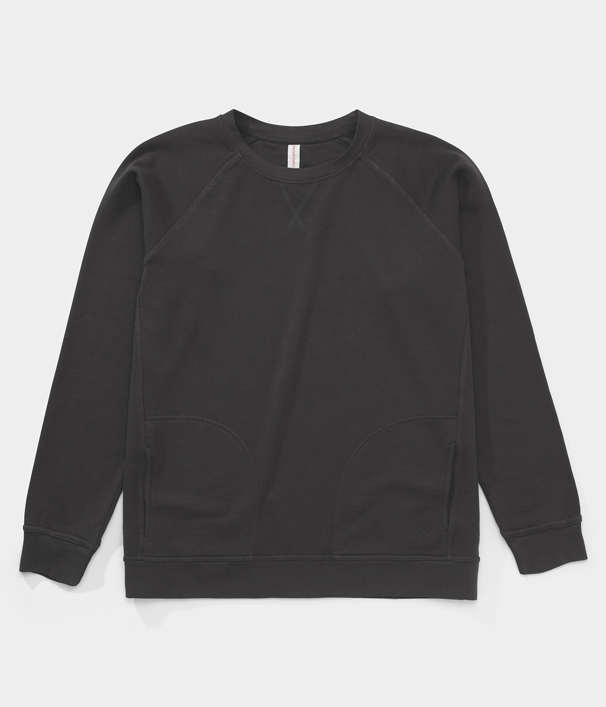 "Give a Damn" Hand Embroidered Cotton Pocket Sweatshirt, Customizable