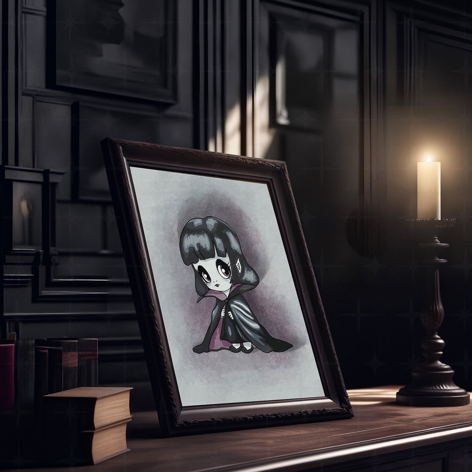 Little Vampire Art Print