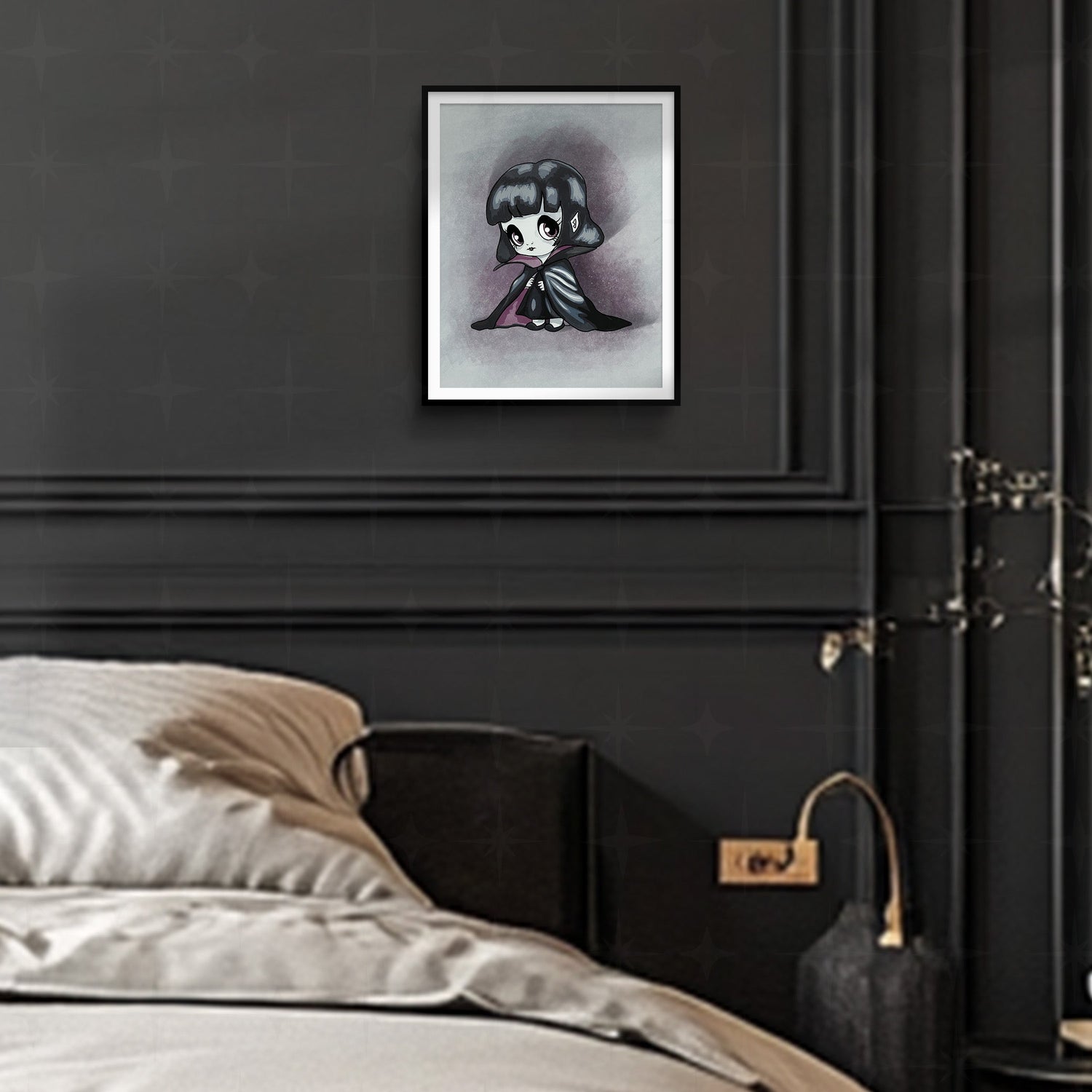 Little Vampire Art Print
