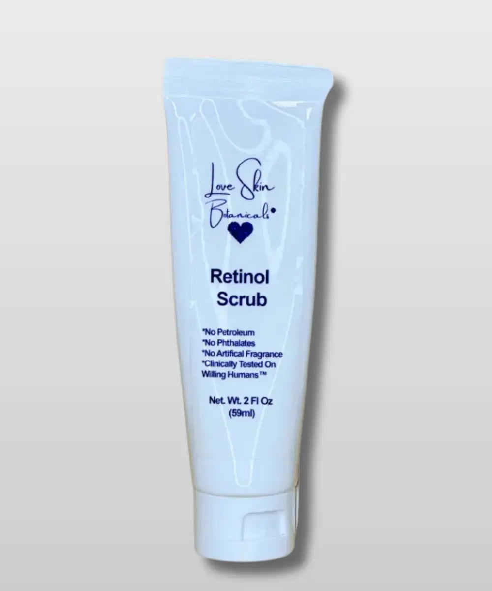 Vegan Retinol Scrub – Exfoliating &amp; Skin - Renewing Facial Polish - Love Skin Botanicals - Vegan Retinol Scrub – Exfoliating &amp; Skin - Renewing Facial Polish - 634855299335