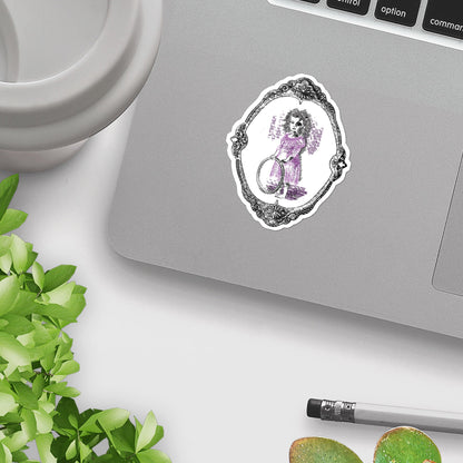 Domestic Zombie Girl Sticker