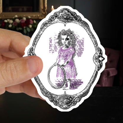 Domestic Zombie Girl Sticker