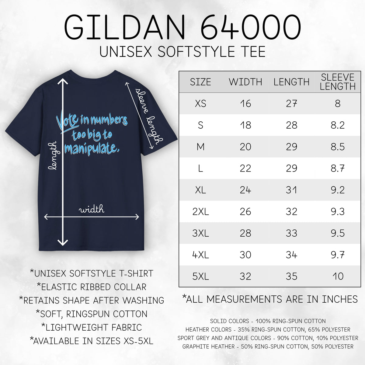 vote-in-number-too-big-to-manipulate-unisex-tshirt-voter-engagement-tee-democracy-matters-size-chart