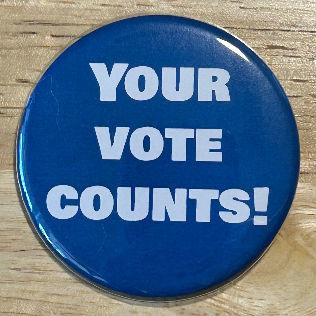 Your Vote Counts - button/magnet/mirror
