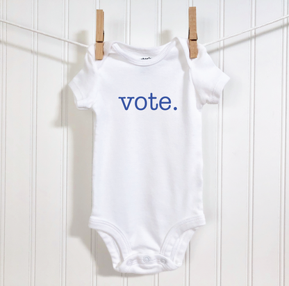 Vote Democrat Baby Bodysuit - Resistance Nation