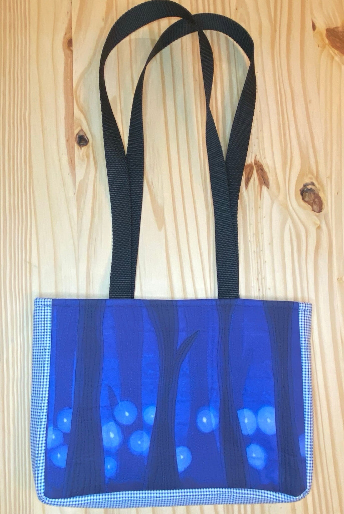 Walking Along shoulder bag - blue