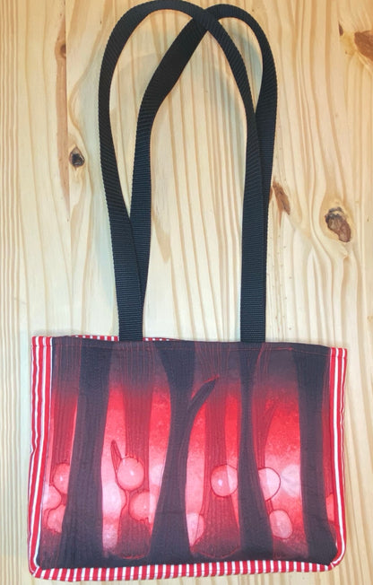 Walking Along shoulder bag - red