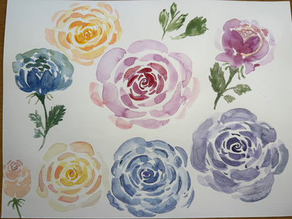 clearance watercolor art prints