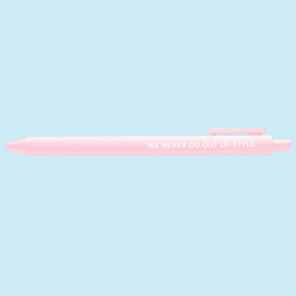 We never go out of style jotter pen - MangoIllustrated - Pens
