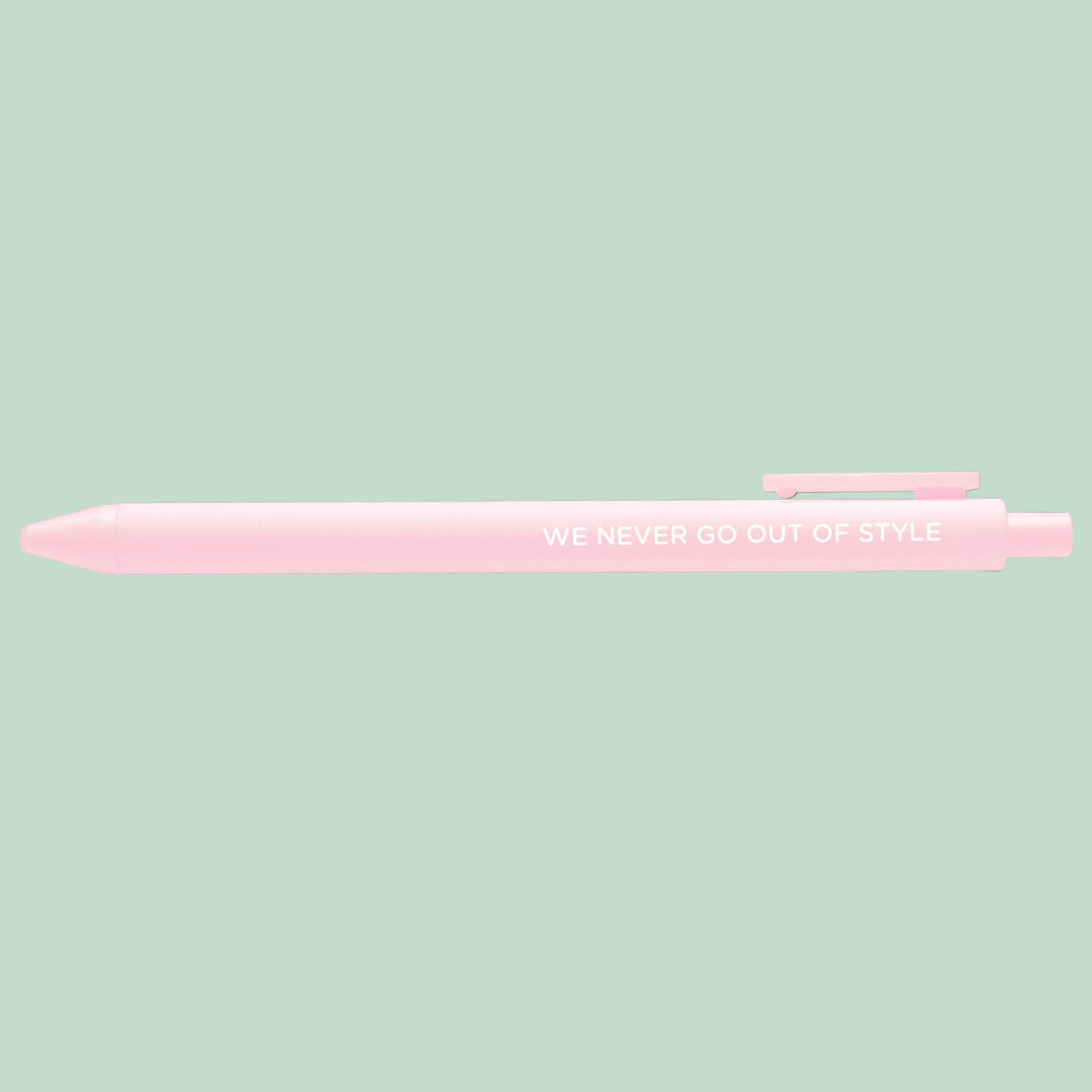 We never go out of style jotter pen - MangoIllustrated - Pens
