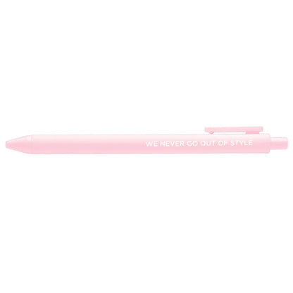 We never go out of style jotter pen - MangoIllustrated - Pens