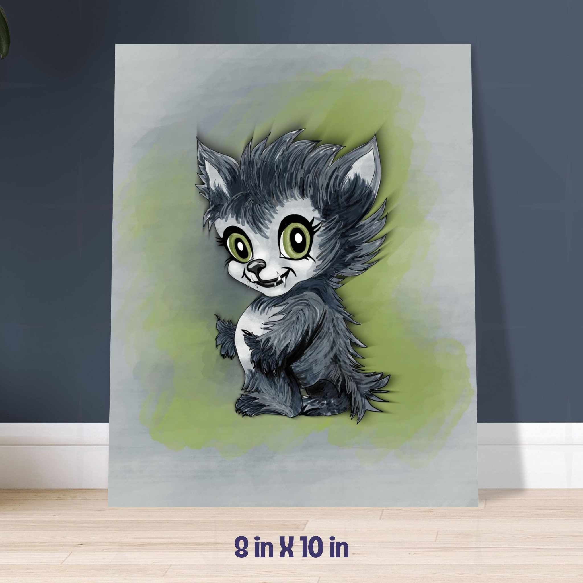 Little Werewolf Art Print