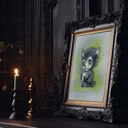 Little Werewolf Art Print