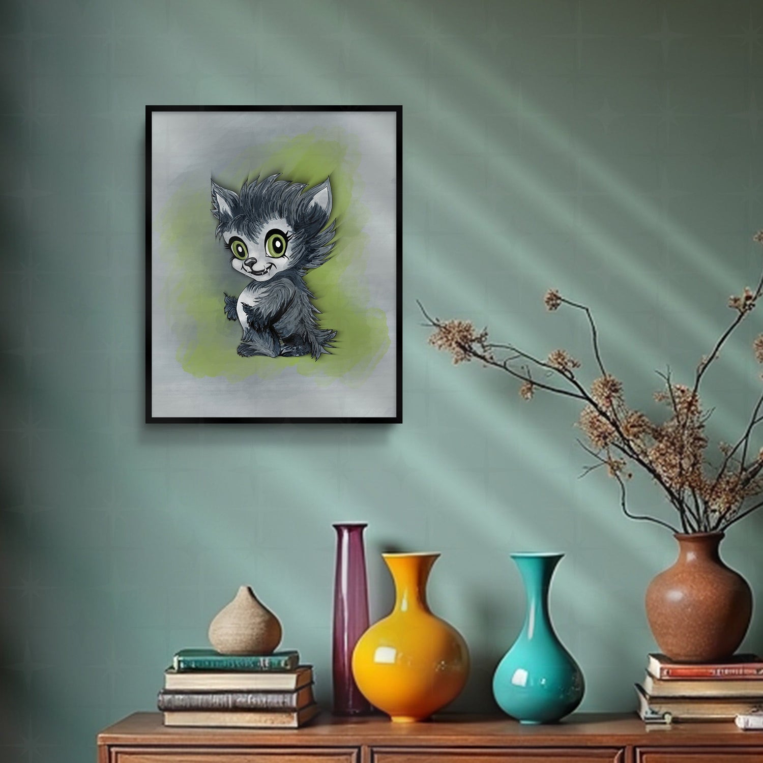 Little Werewolf Art Print