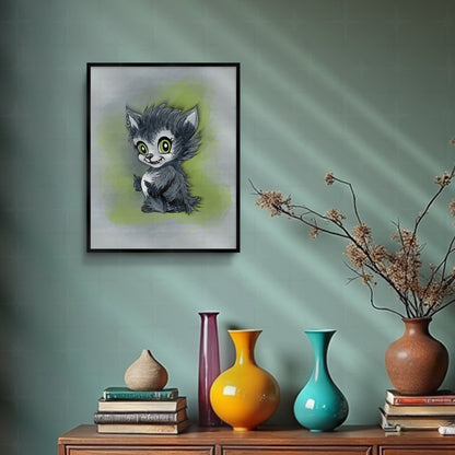 Little Werewolf Art Print