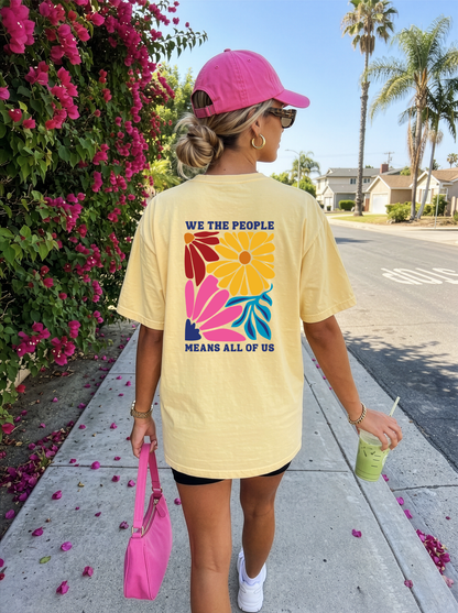 We the People Means All of Us Floral T-Shirt