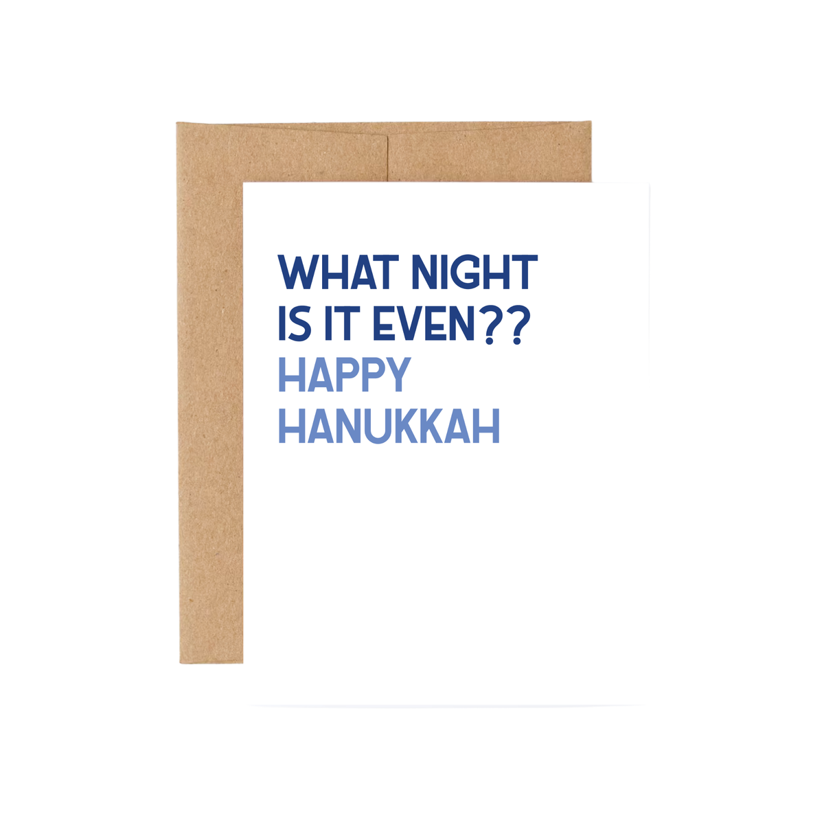 What Night Is It? Hanukkah Card