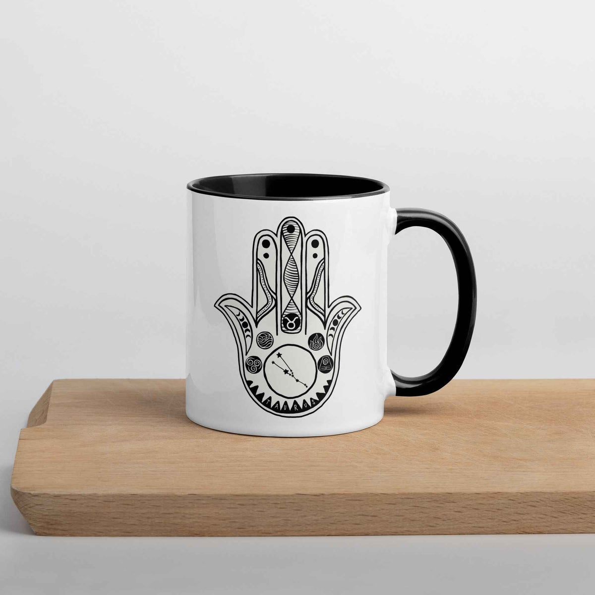 Taurus Zodiac Coffee Mug with Color Inside