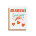 Wi$h Li$t love card - MangoIllustrated - Greeting Cards