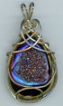 Titanium Drusy Pendant - Front View