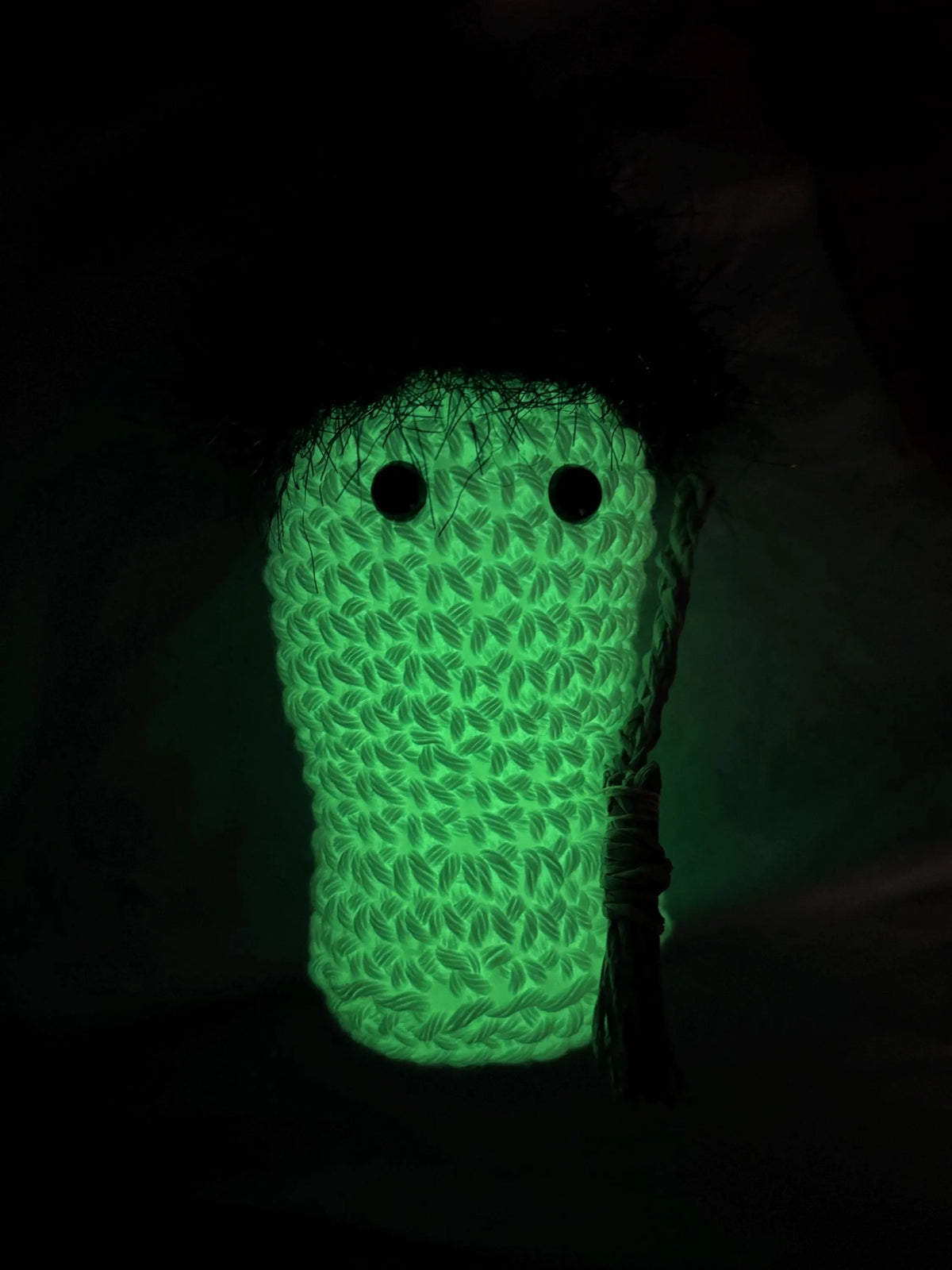 Glow in the Dark Witch Amigurumi