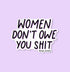 Women don&
