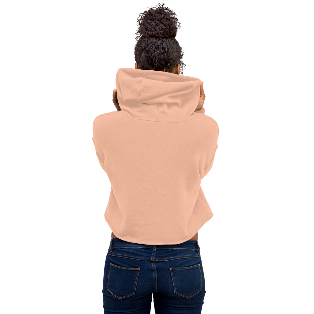 Overstimulated Embroidered Crop Hoodie