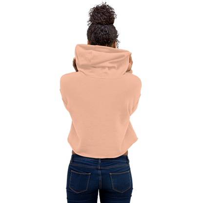 Overstimulated Embroidered Crop Hoodie