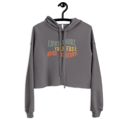Cropped Hoodie - "Lifes&