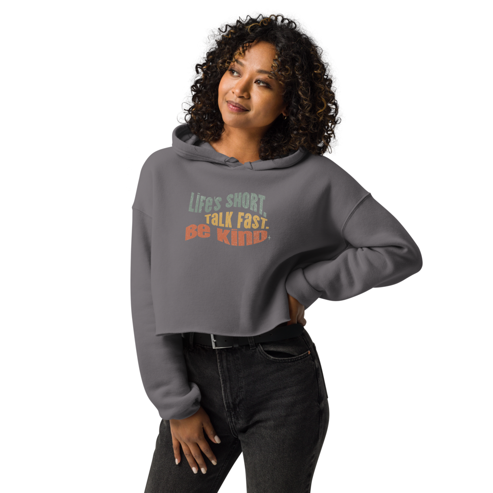 Cropped Hoodie - "Lifes&