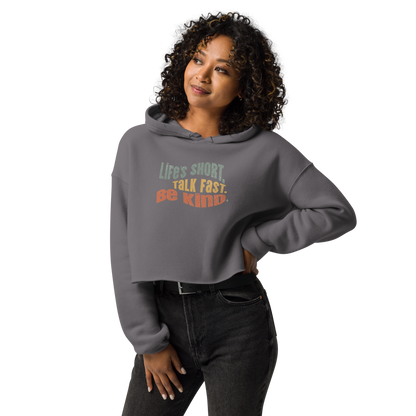 Cropped Hoodie - "Lifes&