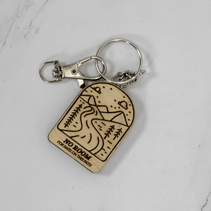 Wood Keychain | No Hate Trail - Arch - PRW Made - Keychains