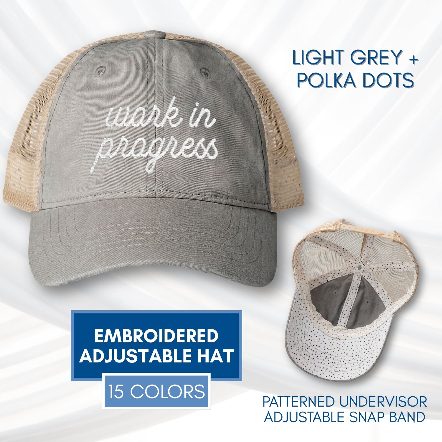 work-in-progress-mesh-back-womens-hat-embroidered-baseball-cap-mental-health-gift-growth-mindset