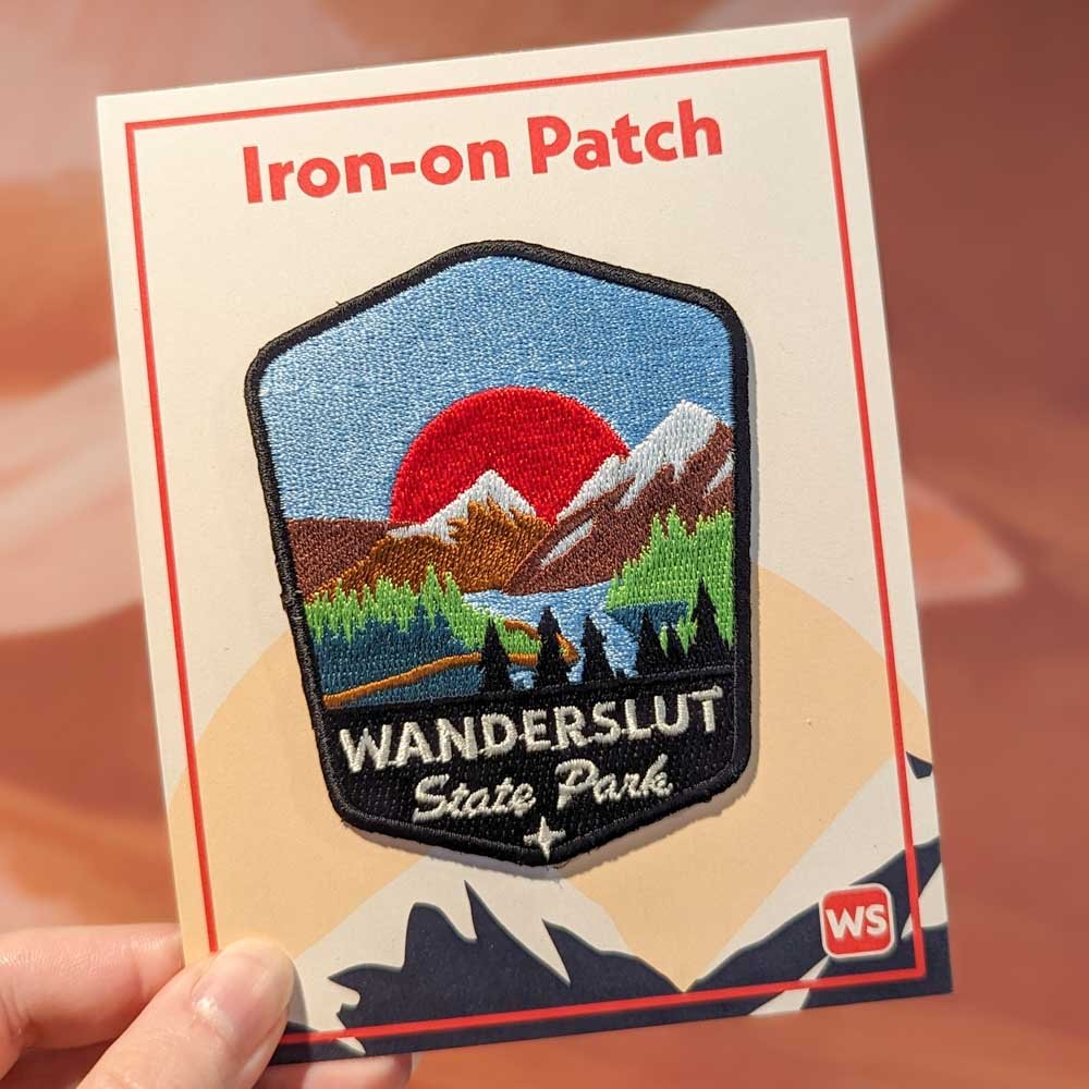 WanderSlut State Park iron-on patch