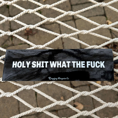 WTF bumper sticker