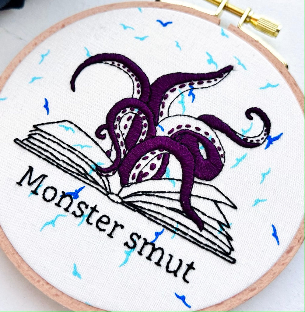 Monster smut Embroidery // PDF Pattern Download 5” hoop