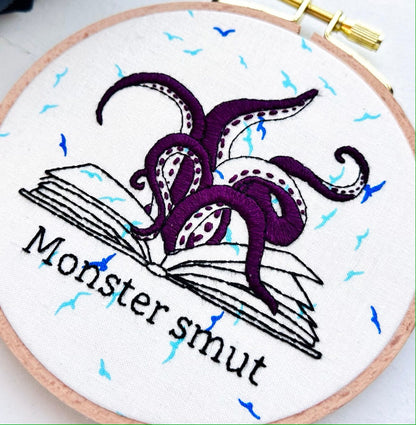 Monster smut Embroidery // PDF Pattern Download 5” hoop