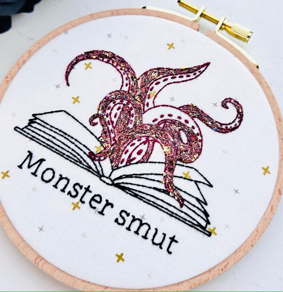 Monster smut Embroidery // PDF Pattern Download 5” hoop