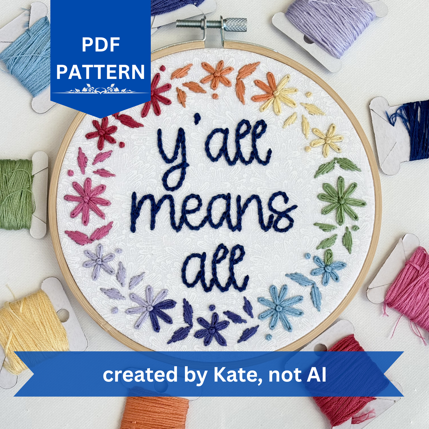 PDF pattern created by Kate, not AI. Y&