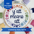 PDF pattern created by Kate, not AI. Y&