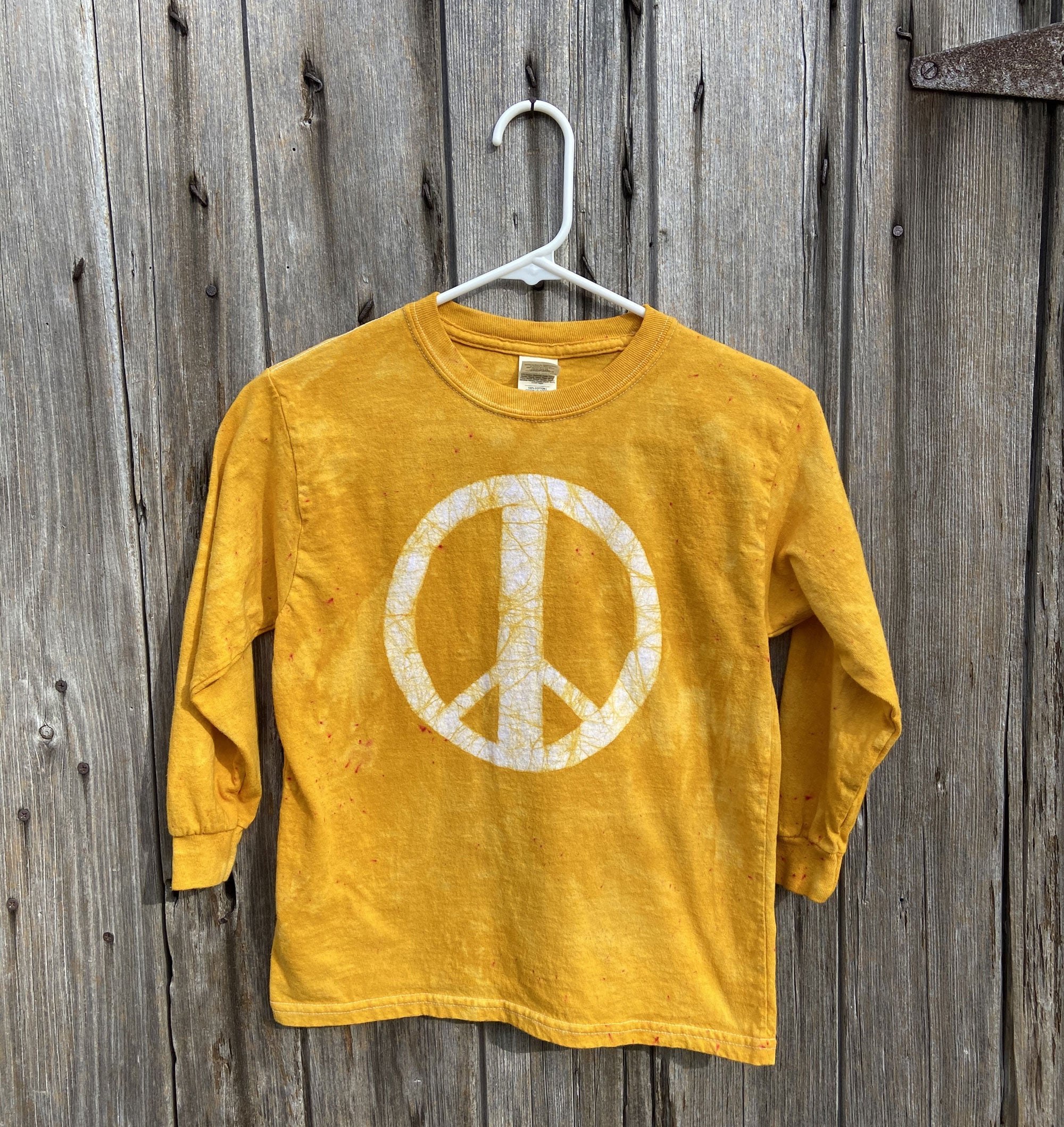 Youth Peace Sign T-Shirt, Long Sleeves