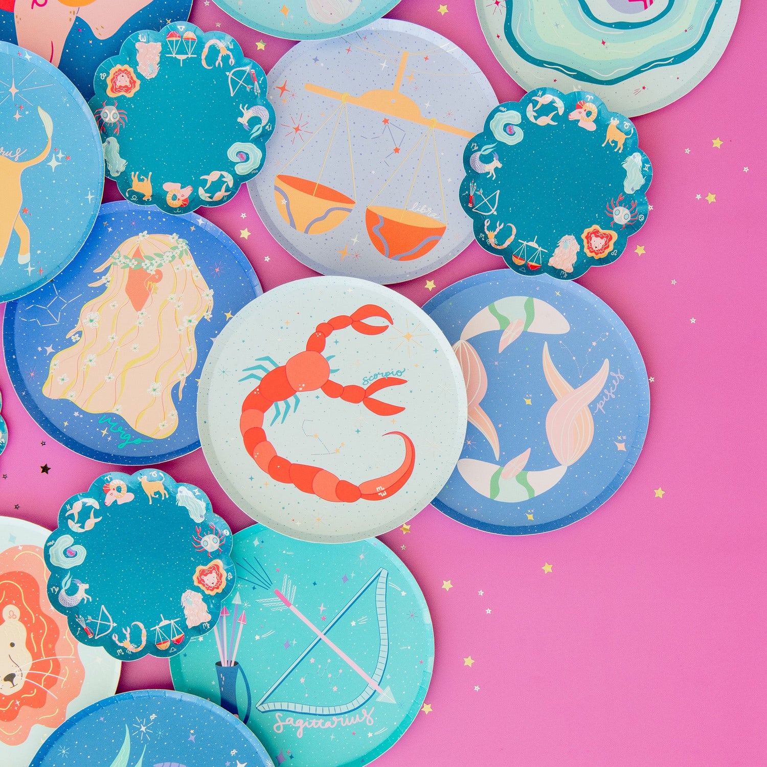 Zodiac Virgo Nail Stickers